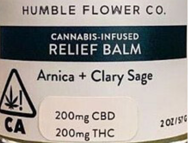 Humble Flower Relief Balm at Natural Aid, Sunland Tujunga, LA