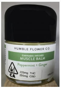 Cannabis Infused Muscle Balm at NaturalAid, Sunland