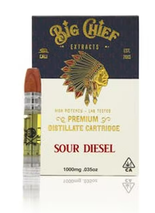 Sour Diesel Cartridges at Naturalaid, Sunland Tujunga, LA